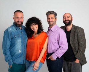 Gli attori dello spettacolo "Vi amo da morire"