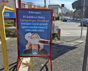 Viterbo - Manifesti FdI strappati