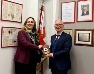 Viterbo - Il prefetto Pomponio in visita alla Croce Rossa