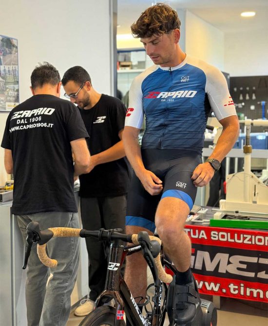 Caprio 1906 alla gara mondiale Strade bianche