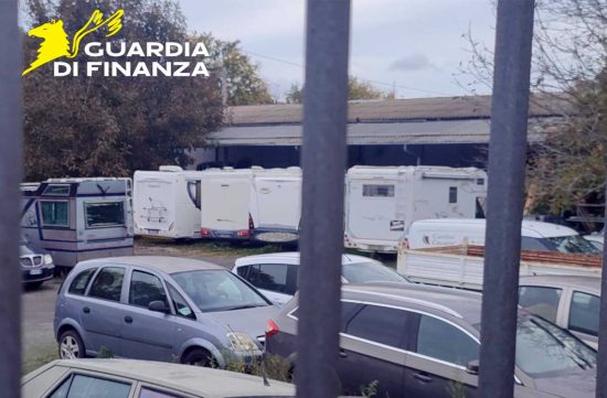 Viterbo - Guardia di finanza - L'area camper