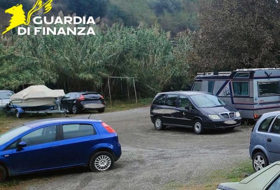 Viterbo - Guardia di finanza - L'area camper
