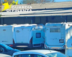 Viterbo - Guardia di finanza - L'area camper