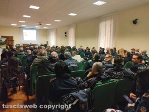 Viterbo - La giornata di formazione della polizia locale