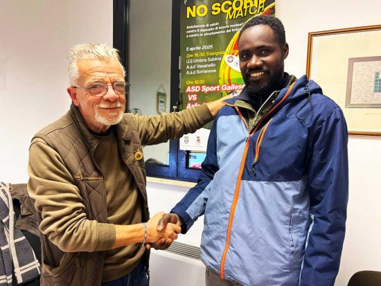 Antonio Biagioli e Mamadu Kandeh