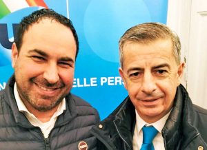 Diego Basile e il segretario organizzativo confederale della Uil Emanuele Ronzoni