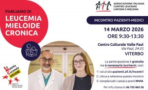 Viterbo - Ail - Incontro dedicato alla leucemia mieloide cronica