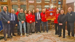 Viterbo - Prefettura - Consegnato labaro alla consulta giovani Avis provinciale