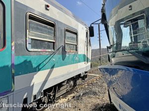 Soriano nel Cimino - Scontro pullman-treno