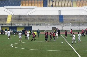 Sport - Calcio - Il dopo gara tra Ischia e Flaminia