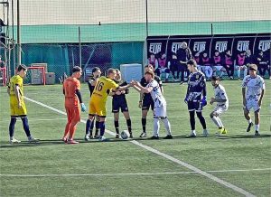 Sport - Calcio - Il pre gara di Campus Eur-Viterbese