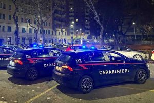 Roma - I carabinieri in piazza Dante