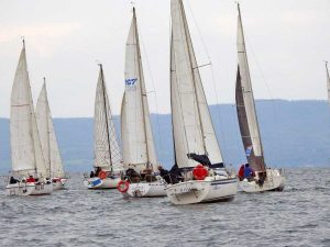 Sport - Campionato di vela sul lago a Bolsena