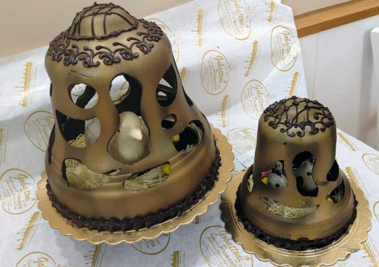 Pasticceria Primavera - Le campagne con pulcini e colombe