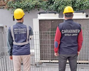Carabinieri e ispettorato del lavoro