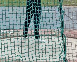 L'atleta scalza durante le gare