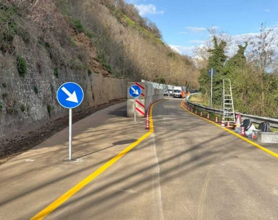 Celleno - Riapertura strada provinciale 5 Teverina