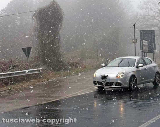 Neve sulla Cimina