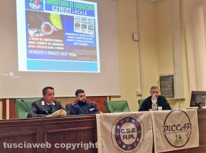 Viterbo - La giornata di formazione della polizia locale 