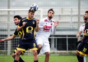 Sport - Calcio - Un azione del match Viterbese - Sorianese