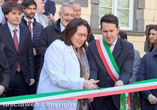 Bagnoregio - Inaugurazione della Casa della comunità - Maria Cristina Natalizi, Luca Profili, Daniele Sabatini e Francesco Rocca