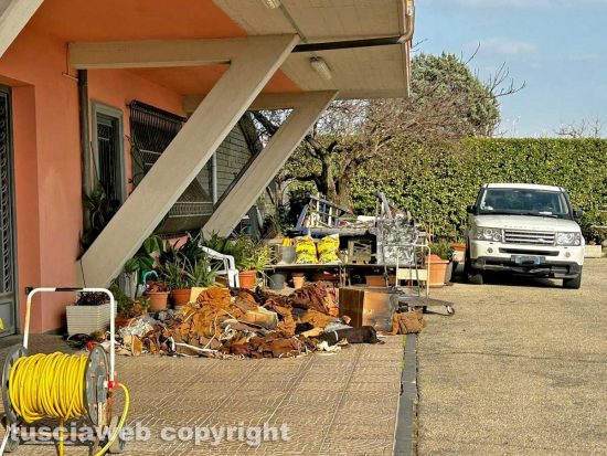 Montefiascone - Incendio da Batinelli