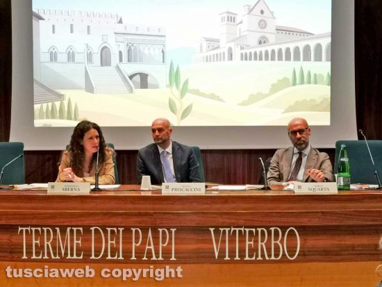 Viterbo - Antonella Sberna vicepresidente del parlamento europeo, Nicola Procaccini eurodeputato e co-presidente del gruppo dei conservatori e riformisti del parlamento europeo, Marco Squarta eurodeputato