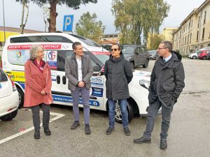 Inaugurato il nuovo mezzo attrezzato per il trasporto di persone con disabilità