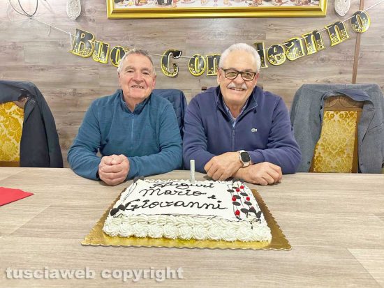 Festeggiati i compleanni di Giovanni Adami e di Mario Marinetti