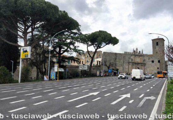 Viterbo - Le 10 corsie a Porta Romana