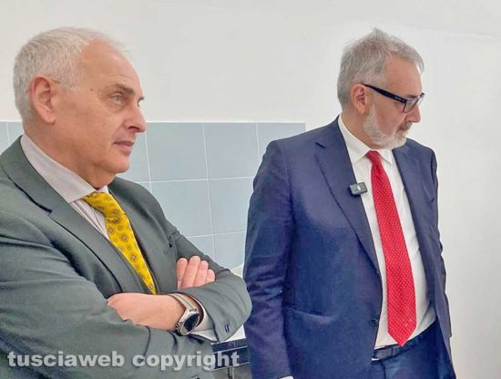 Il dottor Ivano Mattozzi con Francesco Rocca