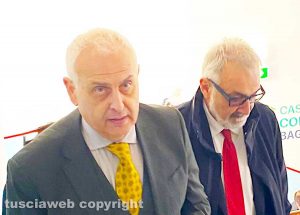 Il dottor Ivano Mattozzi con Francesco Rocca