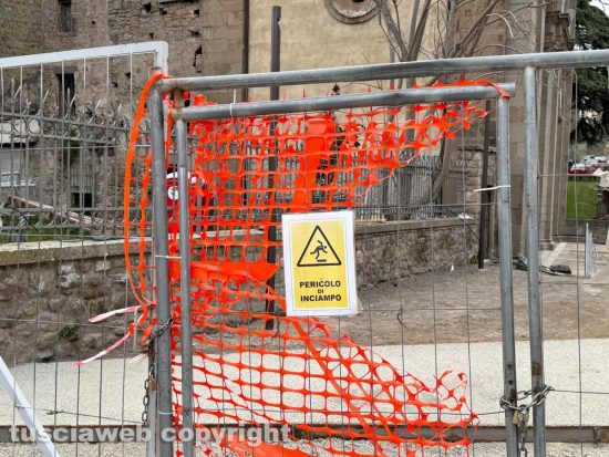 Viterbo - Ex chiesa delle Fortezze - Il cantiere