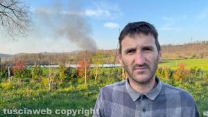 Bagnoregio - Incendio allo stabilimento ex Alta - Sela Gazmir, titolare di una azienda agricola e residente in un casolare in località Trebbianello