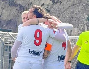 L'esultanza della Sorianese