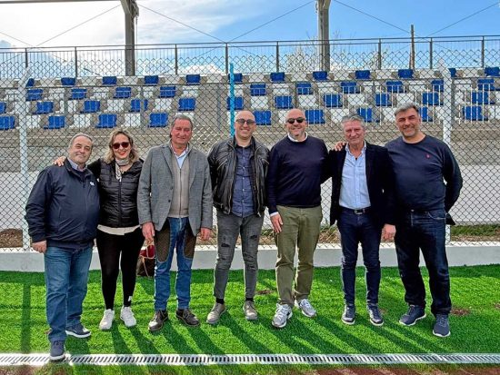 Vasanello - Il sopralluogo campo da calci