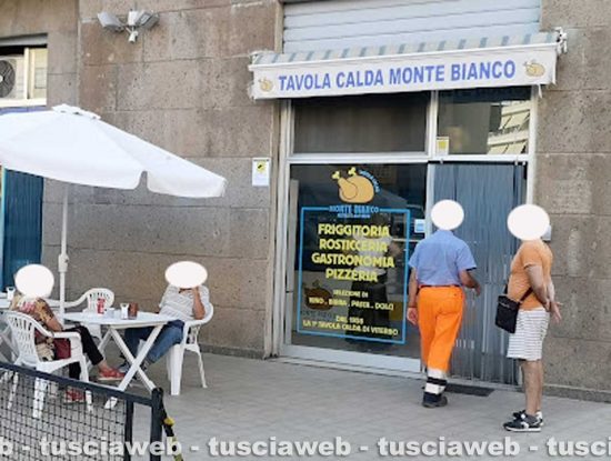 Viterbo - Chiude la tavola calda Monte Bianco