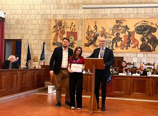 Certame Cardarelliano - La premiazione di Eleonora Ianicali 