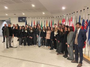 Studenti del Dalla Chiesa a Bruxelles