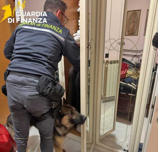 I controlli antidroga della guardia di finanza