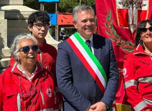Tarquinia - La festa del 25 aprile - Il sindaco Francesco Sposetti