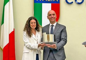 Ad Antonella Sberna il Premio Città di Roma per aver promosso la Viterbo Half Marathon - Città dei Papi