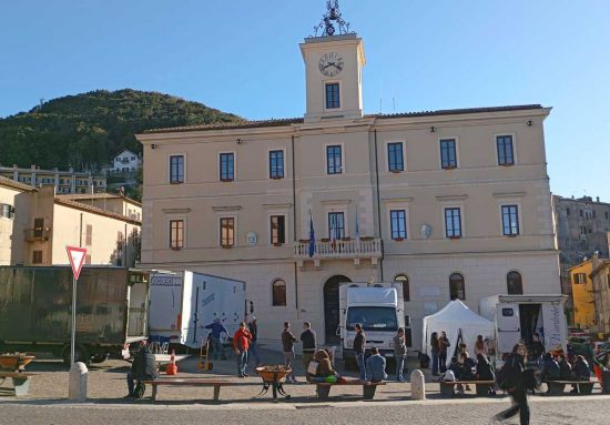 Santo Subito, le riprese ad Allumiere