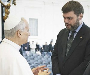 Papa Leone e Alessandro Romoli