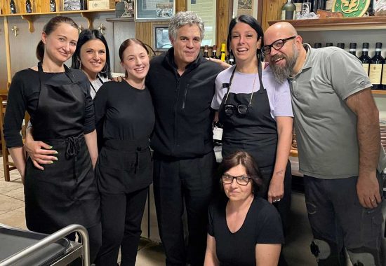 Civita Castellana – Le riprese del film “Santo Subito” - Mark Ruffalo al ristorante “Da Mignolò”