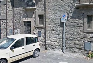 Viterbo - L'area sosta di via delle Caprarecce