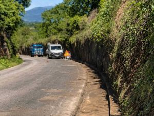 Lavori sulla strada provinciale 77 Castel Sant'Elia