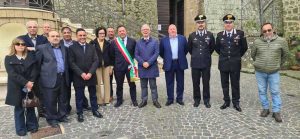 Il prefetto Sergio Pomponio in visita a Onano