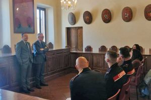 Il prefetto Sergio Pomponio in visita a Capranica