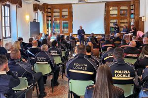 Viterbo - Le forze dell'ordine in prefettura